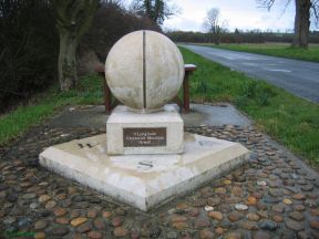 Greenwich Meridian Marker; England; Cambridgeshire; Orwell